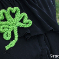 How-To: Fork Knitted Four Leaf Clovers