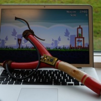 Interactive Angry Birds USB Slingshot