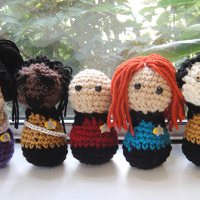 “Star Trek: The Next Generation” Crocheted Enterprise Crew