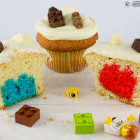 How-To: Double Lego Battenberg-Style Cupcakes