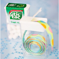 Organizing Ribbons With Empty Tic Tac Containers