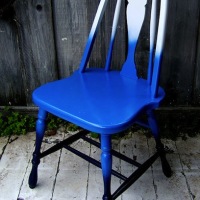 How-To: Painted Ombre Chair