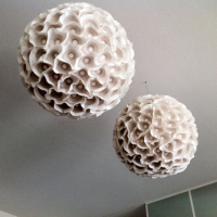 Sculpture Paper Orb Lights