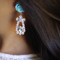 How-To: DIY Prada-Inspired Rose Earrings
