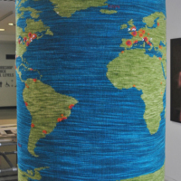 Knitted World Map