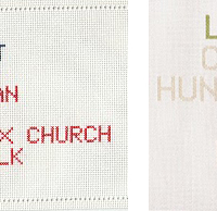 Random Words From the Dictionary, Cross-Stitched