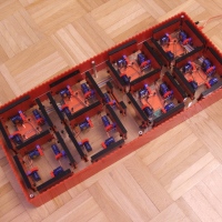 Servo-Controlled 7-Segment Clock