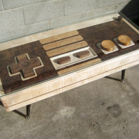 Fine Wood NES Controller Coffee Table