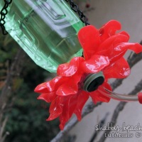How-To: Recycled Spoon and Bottle Hummingbird Feeder