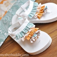 How-To: Soft Ruffle Flip Flops