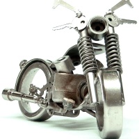 Tiny Scrap Metal Motorcycles