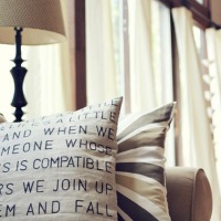 How-To: Stenciled Letter Pillow
