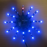 Binary Burst LED Clock