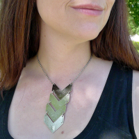 How-To: Spare Parts Chevron Necklace