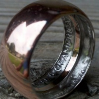 Hammered Coin Ring