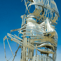 Christian Ristow's "Face Forward" Sculpture