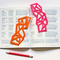 Geometric Felt Bookmarks