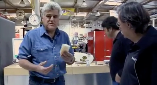 Jay Leno Scans and Prints Replacement Car Parts