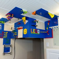 Lego Wall and Ceiling Build Area