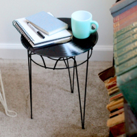 DIY Record Side Table