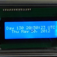 LCD Clock Syncs via Network