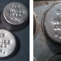 Stamped Muffin Pans Cast Handy Marked Ingots