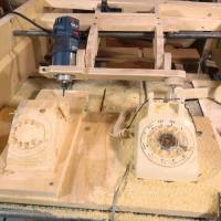 Copy Carving a Rotary Dial Telephone