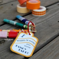 Free Washi Tape Gift Tag Download