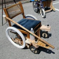 Reclaimed Bikes made into HandyChairs