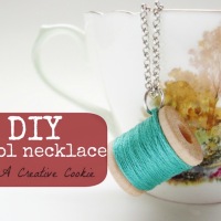 How-To: Simple Thread Spool Necklace