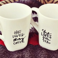 How-To: His and Her Sharpie Mugs