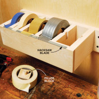 How-To: Wooden Multi-Roll Tape Dispenser