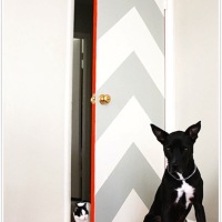 How-To: DIY Chevron Door