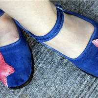 How-To: Tie Dye Drop Cloth Shoes