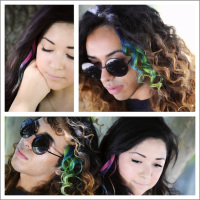 How-To: Tie Dye Hair Extensions