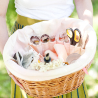 How-To: Bicycle Basket Picnic Liner