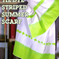 Tie Dye Summer Scarf