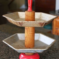 Tiered Pie Plate Stand