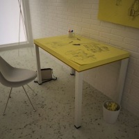 Giant Post-it Note Table