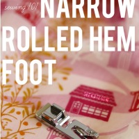 How-To: Rolled Hem Sewing Machine Foot