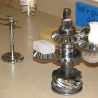 Shave Stand from Welded Gears