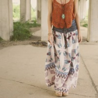 How-To: Upcycled Prairie Skirt