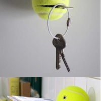 Tennis Ball Helper Hangs onto Your Things