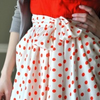 How-To: Gathered Drape Skirt with Pockets
