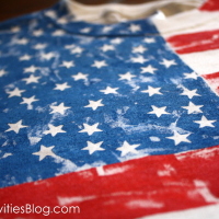 How-To: Painted Flag Shirt
