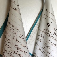 How-To: Handwritten Recipe Tea Towels
