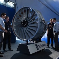 Huge LEGO Model of a Rolls-Royce Engine