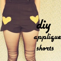 How-To: Add Heart Appliques to Shorts