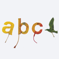 Falling Leaves Typography