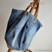 Recycled Blue Jeans Summer Bag